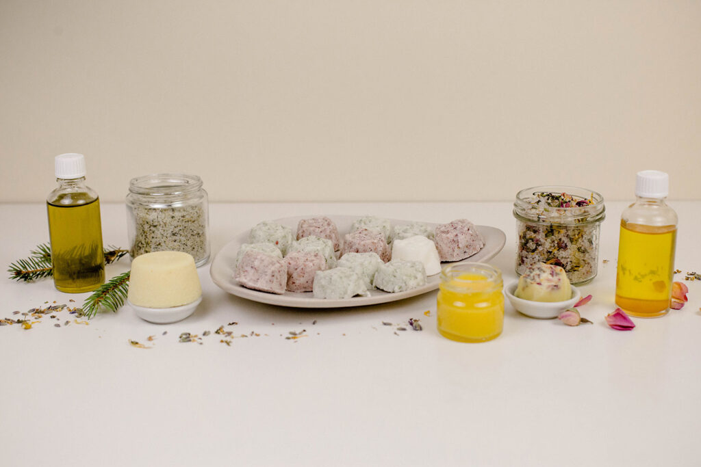 Badebomben für deine DIY-Naturgeschenke